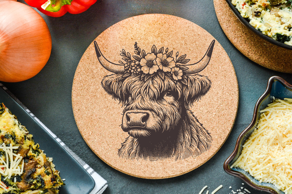Highland Flowers Trivet