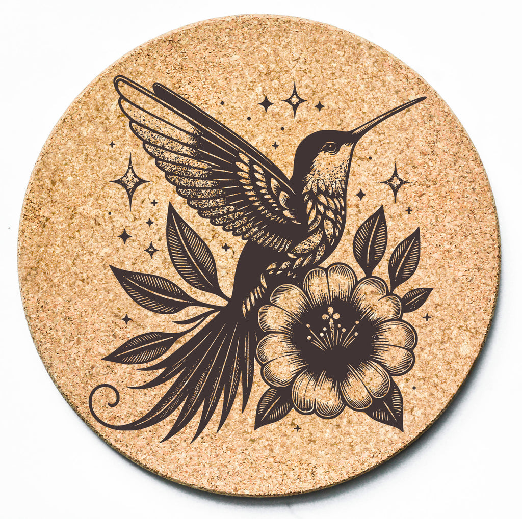 Hummingbird Flower Trivet
