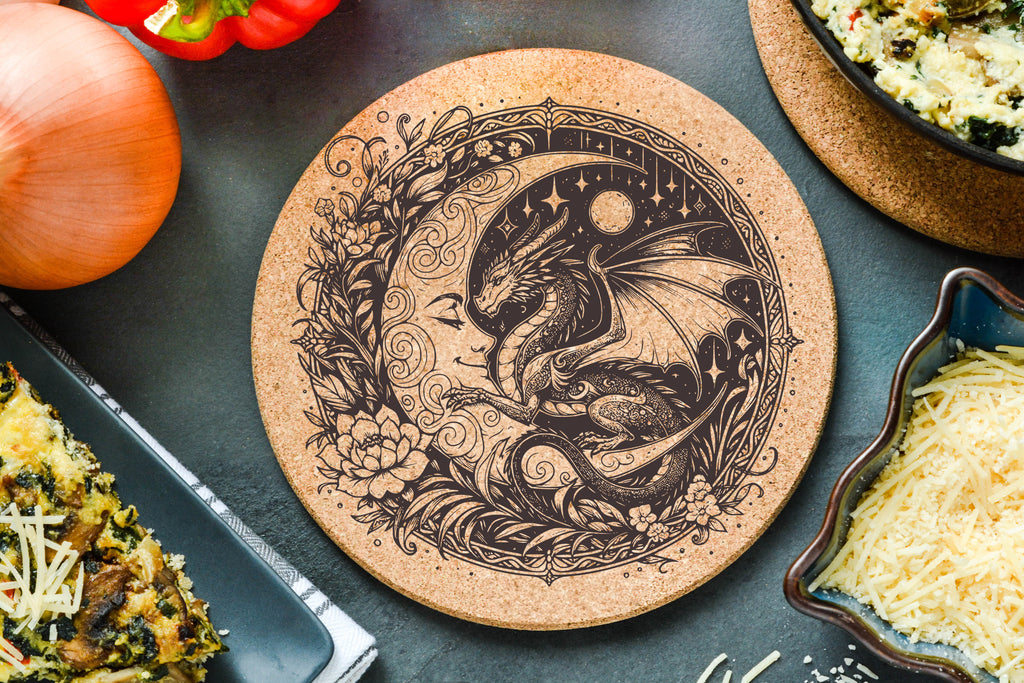 Moon Dragon Trivet