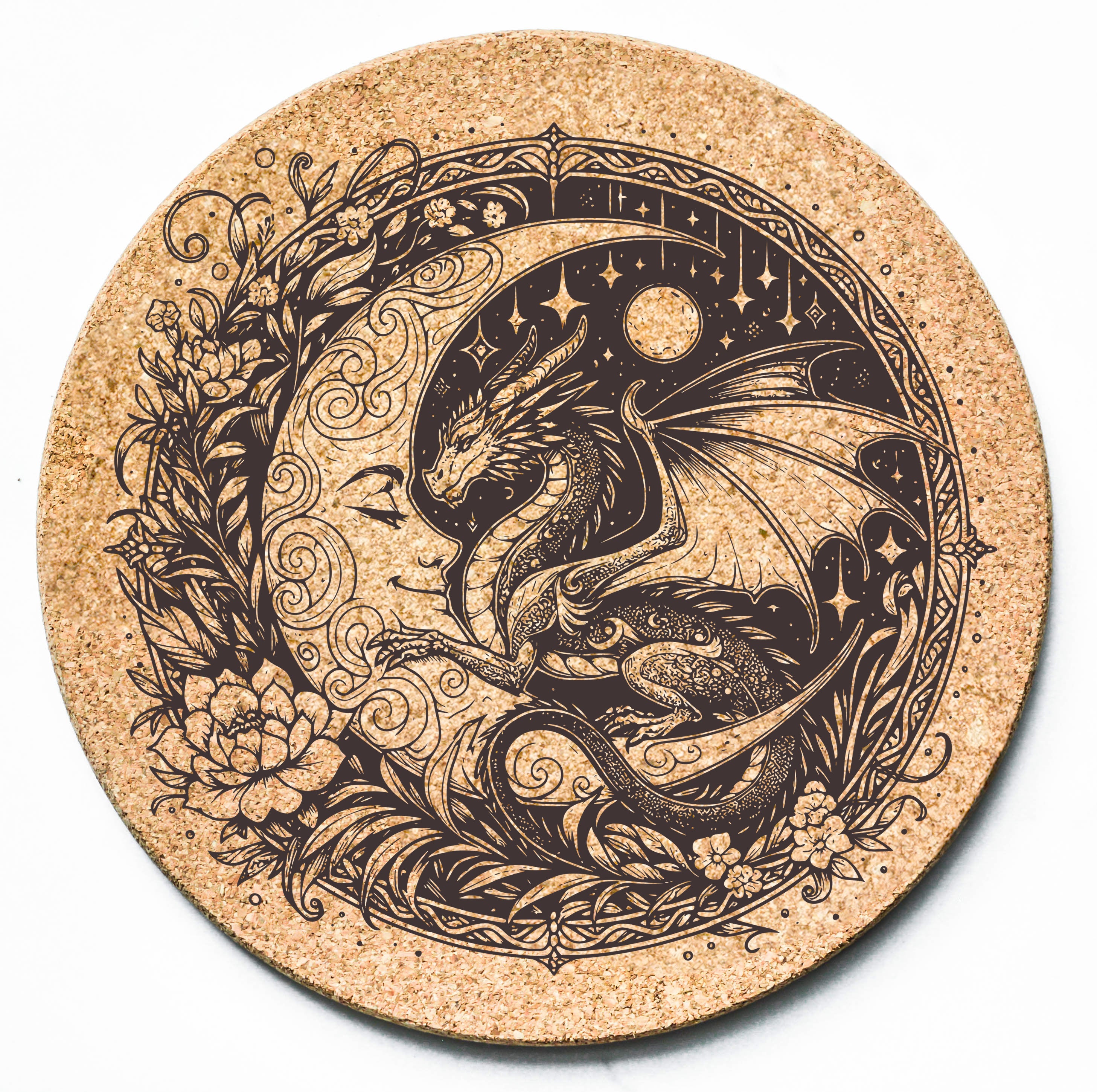 Moon Dragon Trivet