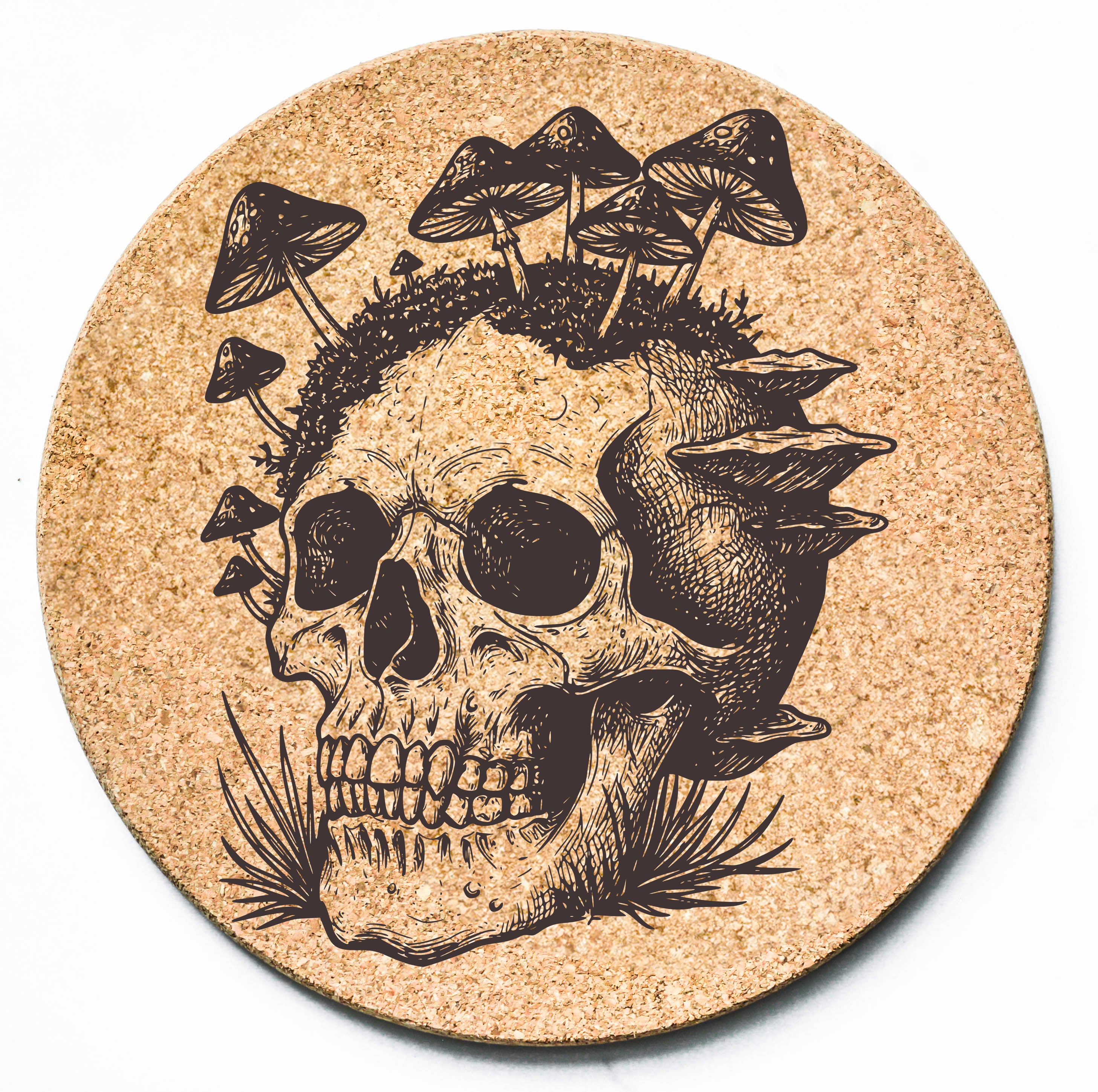 Mushroom Skull Trivet