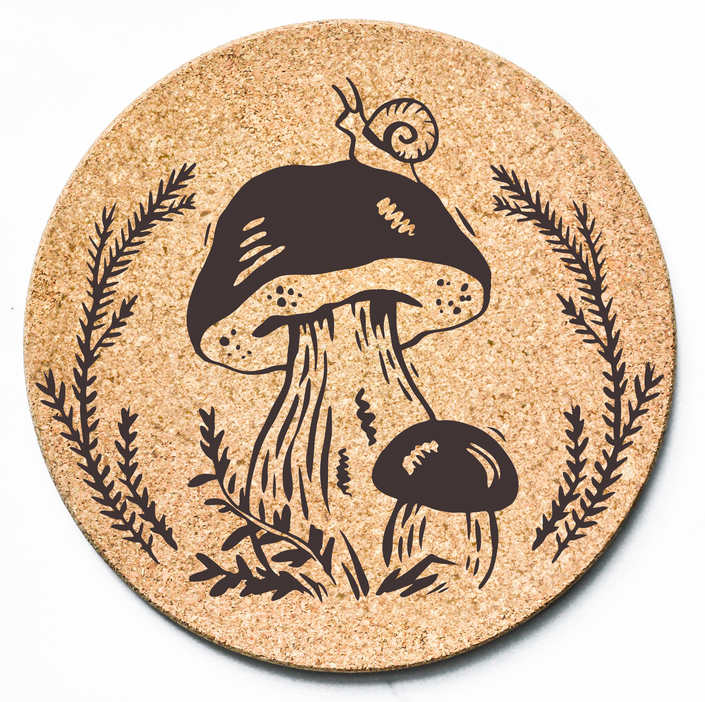 Mushroom Snail Trivet