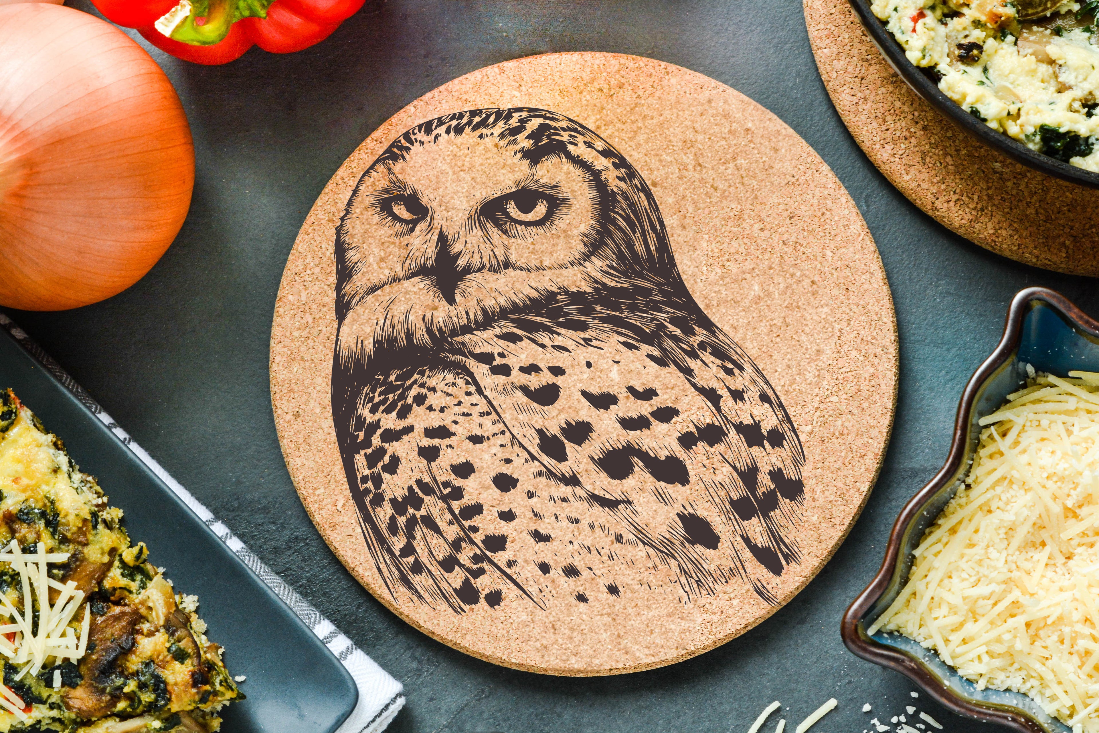 Snowy Owl Trivet