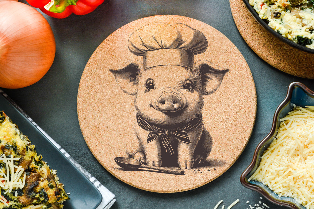 Pig Chef Trivet