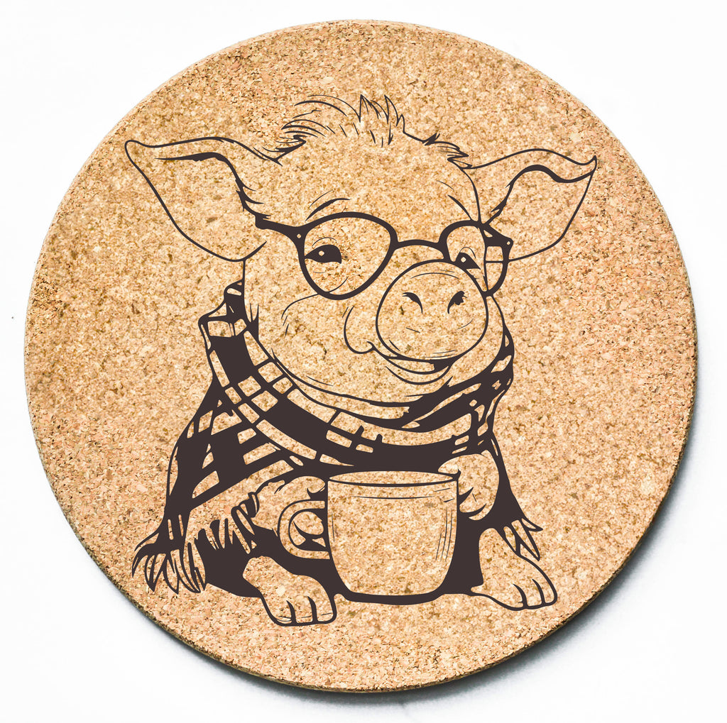 Pig Coffee Trivet