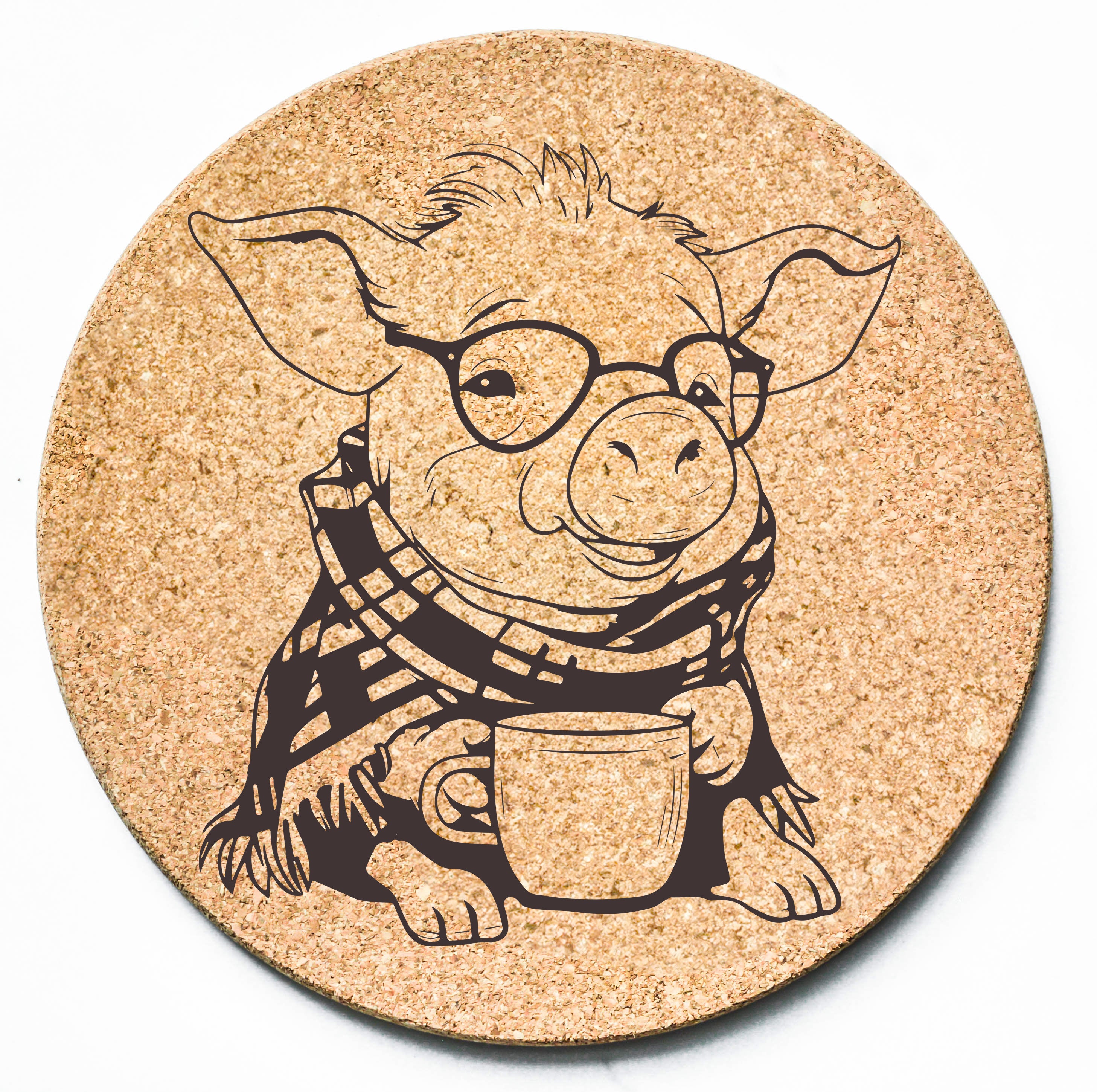 Pig Coffee Trivet