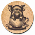 Pig Teacup Trivet
