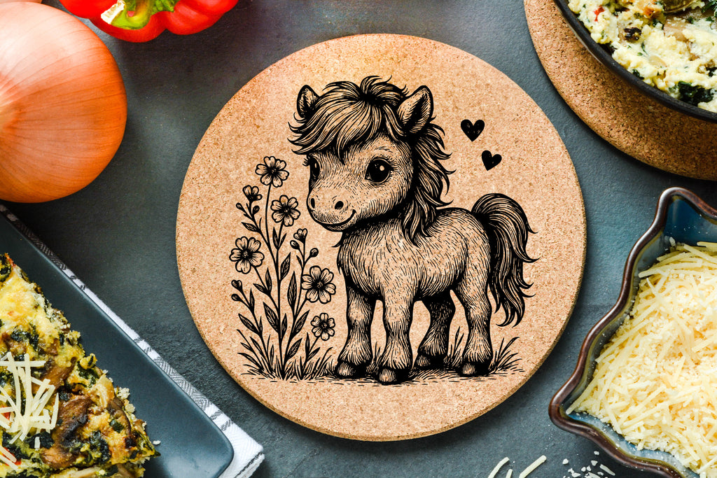 Pony Hearts Trivet