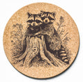 Raccoons Log Trivet