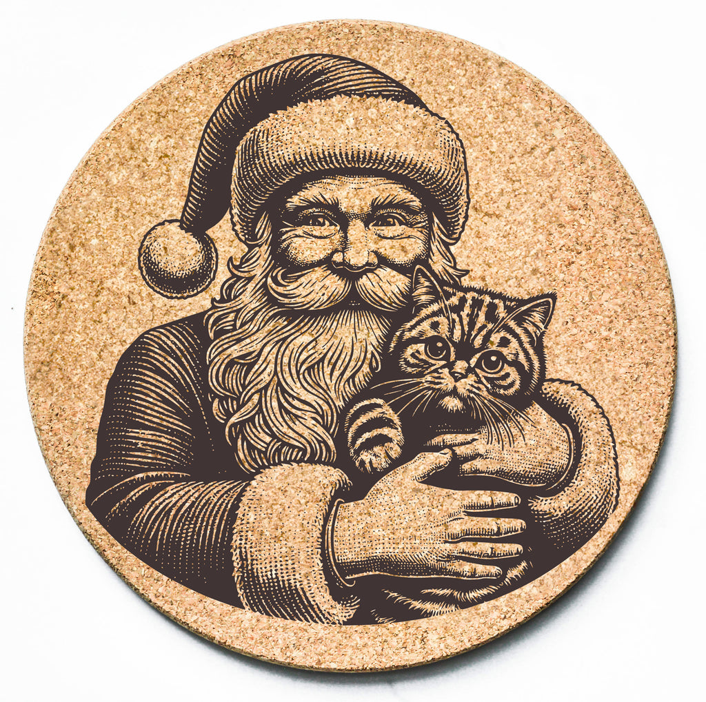 Santa Cat Trivet