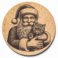 Santa Cat Trivet