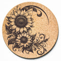 Sunflower Crescent Trivet