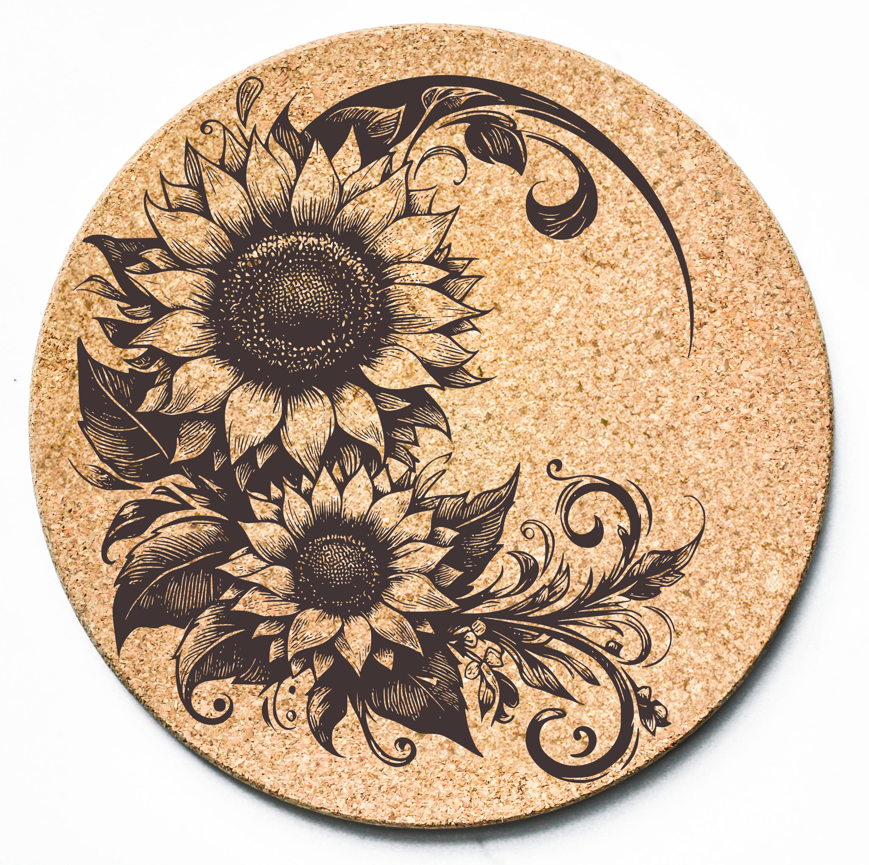 Sunflower Crescent Trivet