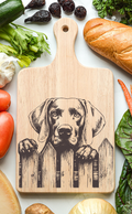 Weimaraner Cutting Cheese Board