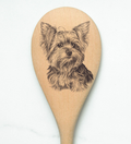 Yorkshire Terrier Yorkie Wooden Spoon